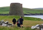 Mousa Broch: the finest preserved example of a broch (round tower). Constructed circa 100 BC.